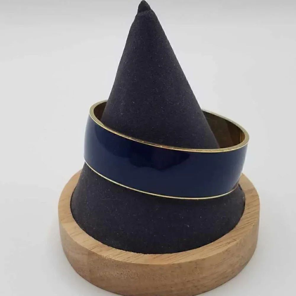 J Crew Navy Enamel Bangle